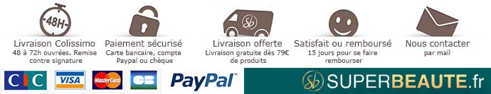 Livraison en 24 a 72h - Satisfaite ou remboursee - Livraison gratuite a partir de 79 euros de produits